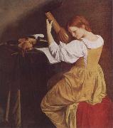 Orazio Gentileschi The Lute Player oil painting artist